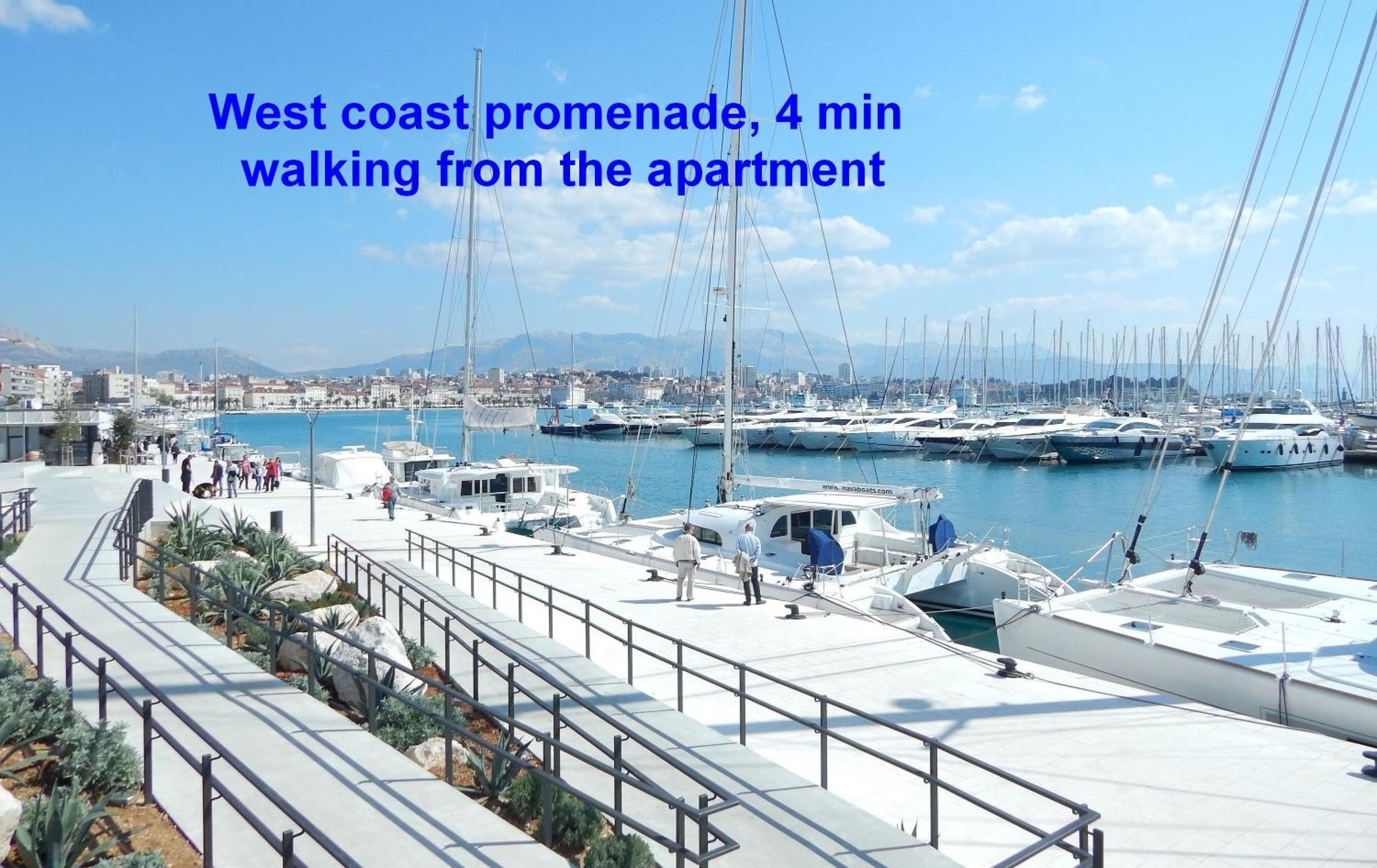 Beachfront Apartment Drazen, With Garden And Parking Split Dış mekan fotoğraf